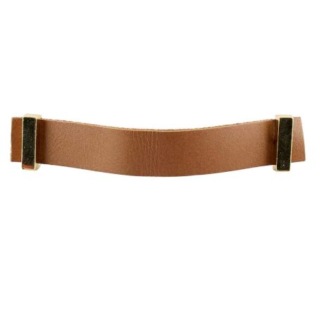 Camel Faux Leather Pull Handle